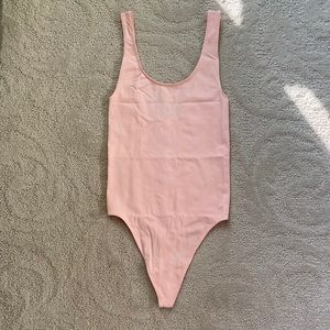 NWOT Babaton | Chandler Bodysuit in Salmao
